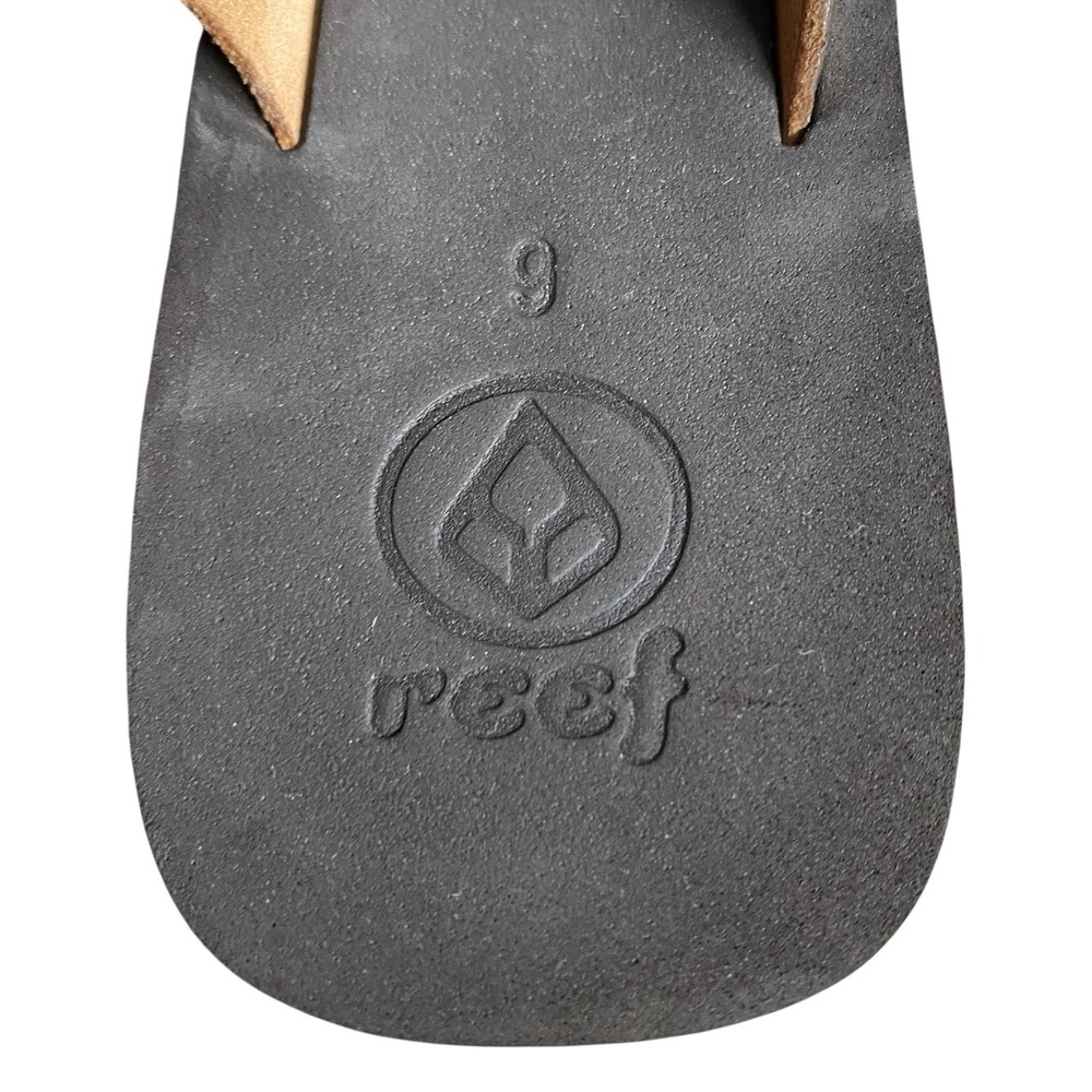 Reef Platform Thong Sandals Women 10 Brown Flip Flops Summer Beach Casual Y2K - Picture 8 of 8